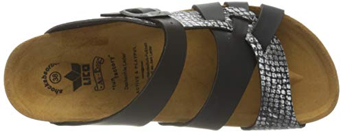 Lico Bioline Flora, Pantofole, Nero, 36 EU