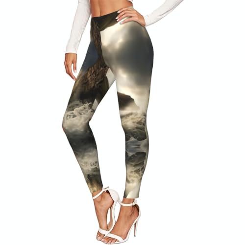 Leggings cómodos Stormy Sea de mujer para evitar rozaduras en el gimnasio