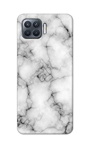 Image of Light White Marble Texture Natural Pattern Hard Back Case Cover for Oppo F17 Pro, CPH2119 Back Cover -(J5) VNS2230