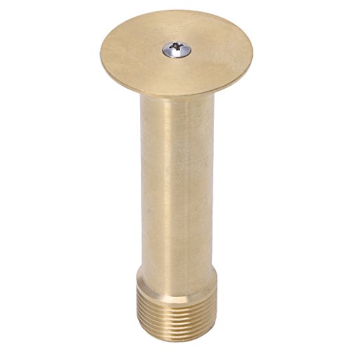 FUNCOCO Springbrunnendüse, 1/2 DN15 3/4 DN20 Messingteich Halbkugelförmige Springbrunnendüse Teichsprühkopf