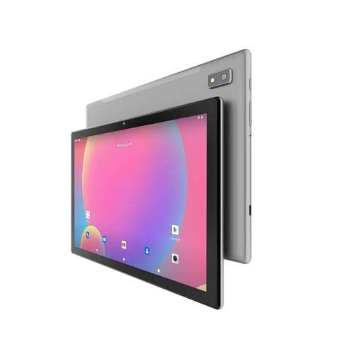 Image of DOMO Slate SLP9 OS12 T310 10.1-Inch 1920 x1200 IPS LCD, 4G Tablet PC, 4GB RAM, 64GB Storage, 1TB Expandable, Dual SIM, Android 12 | GPS, Bluetooth [Grey]