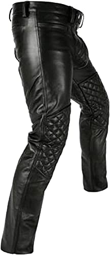 Leather Pants for Men Cowboy Western Traditional Native Casual Fashion Gay Pant3