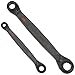 Klein Tools 68216 4-in-1 Reversible Ratcheting Box Wrench Set, Quad Wrench, SAE, 2-Piece, 1/4 to 3/4-Inch, Forged Steel, 90-Tooth