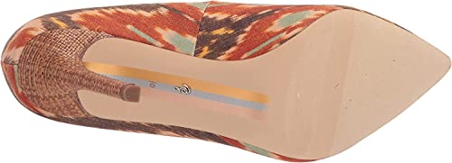 Image of Sam Edelman Hazel - Sandals for Women - Synthetic Insole - Leather Outsole - Low-cut Vamp - High Stiletto Heel Sunset Orange 7.5 W