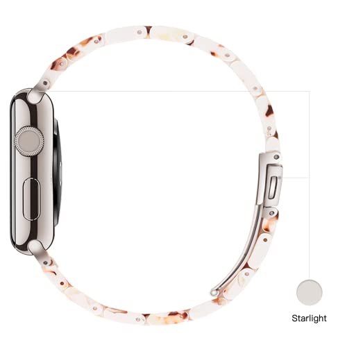 Image of Light House Apple Watch Bands-Fashion Lightweight Resin iWatch Bands for Women Men 38mm /40mm /41mm /42mm(Series 11 10), 49mm /46mm /45mm /44mm /42mm(S 3 2 1), Compatible with Apple Watch Series 11 SE 10 9 8 7 6 5 4 3 Ultra