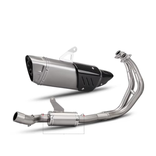 Tuyau d'échappement moto inox résistant pour YZF-R7 sans panne O2