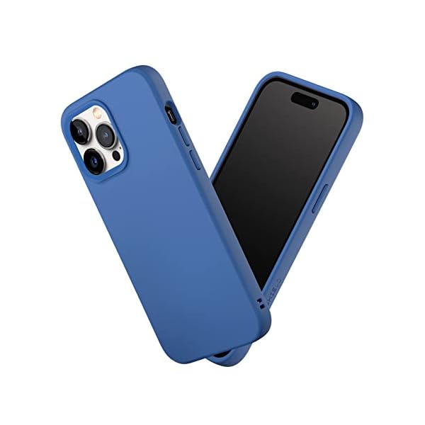 RhinoShield Case Compatible with [iPhone 14 Pro Max] | SolidSuit – Shock Absorbent Slim Design Protective Cover with Premium Matte Finish 3.5M / 11ft Drop Protection – Cobalt Blue
