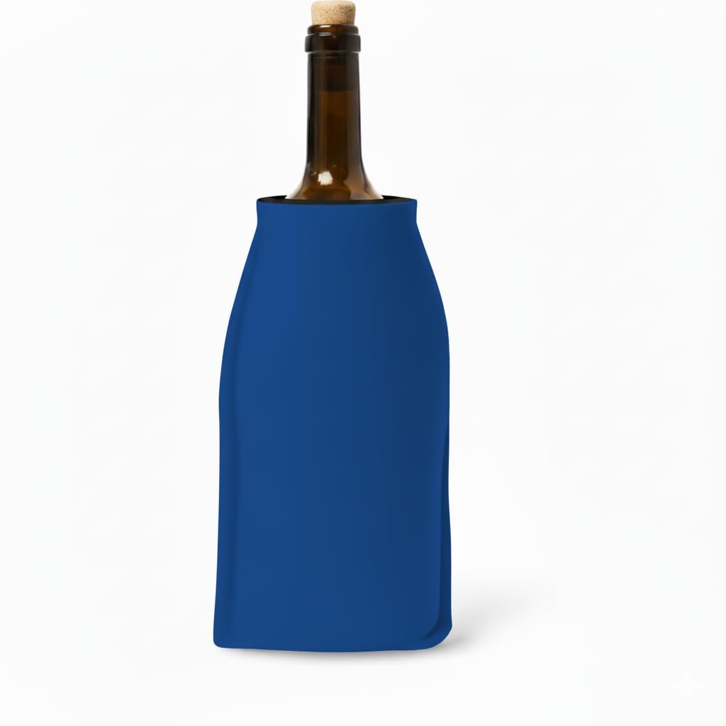 Core Kitchen 2-Piece Bottle Chilling Sleeves, Blue Mosaic – Reusable Insulated Cooling Sleeves for Wine, Champagne & Beverage Bottles – Keeps Drinks Cold for Hours, Flexible Ice Wrap Design — Amazon image 3