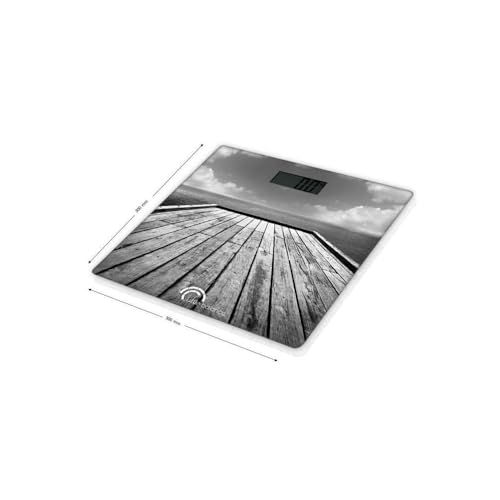 LITTLE BALANCE 8107, Elektronische Personenwaage, Design "Ponton", 180 kg/100 g – Ansicht 4