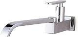 TBVECHI Kitchen Faucet-Touch On Kitchen Sink Faucets-Stainless Steel Wall Mounted Sink Tap-Single Ha