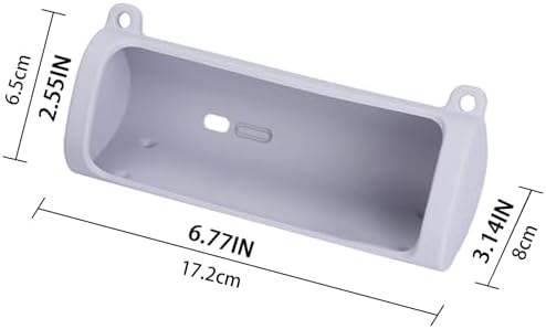 Khanka Silicone Case Compatible with Sonos Roam 2 / Sonos Roam/Sonos Roam SL Portable Waterproof Bluetooth Speaker,with Shoulder Strap and Carabiner,Case Only