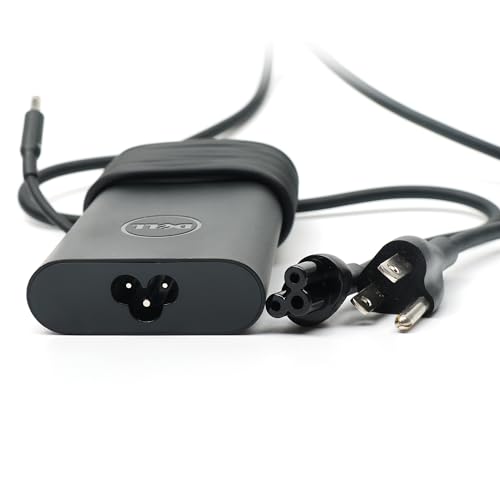 Dell Laptop Charger 130W 4.5mm tip AC Adapter Precision 3520 5540 M5520 5530 7530 XPS 15 9560 7590 AC Charger Black DA130PM130