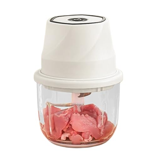 Picadora Eléctrica De Verduras - Mini Robot Culinario, Picadora Eléctrica | Batidora De Verduras Y Cebollas, Picadora De Ajo Eléctrica, Picadora De Ajo Y Cebollas De Alta Velocidad, Mezcladora