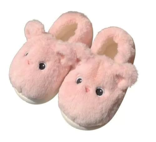 Cute Cartoon Cat Slippers for Women Cozy Plush Fuzzy House Shoes Non-Slip Warm Fleece Lining Soft Comfortable Indoor Outdoor Slip-On