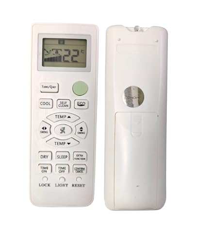 Image of Ehop Compatible Remote Control for Haier Inverter AC,smart ac Remote with Self Clean and Eco Functions AC-131F(Old Remote Must be Exactly Same for it to Work)
