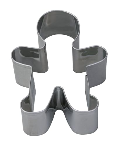 Zenker Emporte-pièce bonhomme en pain d'épice – Acier inoxydable de qualité supérieure, passe au lave-vaisselle, idéal pour les biscuits de Noël, motif...