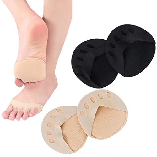 Almohadillas Metatarsales Farmafoot, Almohadillas para los Tacones Altos, Cojines para el Antepié, Almohadillas Metatarsianas para la Bola del Pie. (Negro) Cover