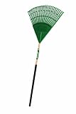 Truper 30463 Tru Tough Plastic Leaf Rake, 24-Inch Head, 36-Inch Comfort Grip, 48-Inch