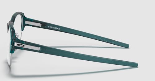 Image of Oakley mens Ox8148 Stagebeam Round Prescription Eyeglass Frames