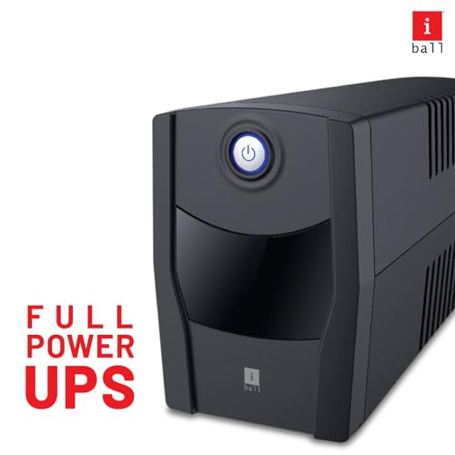 Image of iBall Nirantar UPS 660-600VA / 360W Line Interactive UPS for Personal Computers, Desktop PCs, CCTV, Laptops, Routers, Networking Devices and Gaming Consoles.