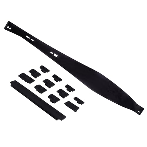 PlayVital ps5対応防塵フィルター＆端子キャップセット ディスク版&デジタル版対応 メッシュカバー＆シリコン防塵プラグ12個付き 工具不要-ブラック