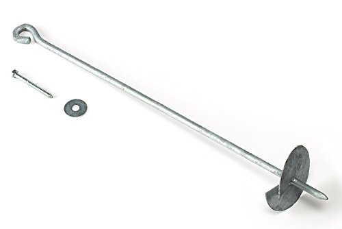 Ancrage au Sol 60 cm balancoire portique Acier galvanisé à Visser Cover