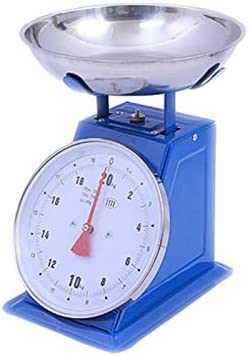 20Kg Zifferblatt Präzision Multifunktions Haushaltswaage, hochwertige mechanische Schälung Edelstahl Shell mechanische Feder Küchenwaage, Haushalt/kommerziell