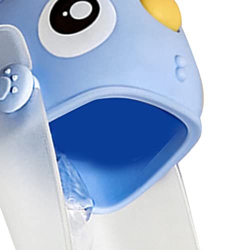 Image of Garosa Faucet Extender for Toddlers Cartoon Faucet Extender for Kids Hand Washing Kids Hand Wash Helper for Bathroom Kitchen Bathtub Sink(Blue)