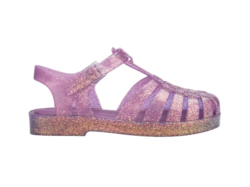 Image of mini melissa Possession Jelly Fisherman Sandal for Toddler and Kids | Iconic Fisherman Jelly Sandal for Toddlers & Girls, Adjustable Buckle, Waterproof, Bubblegum Scent, Play & Dress Shoes