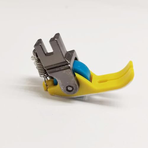 2PCS Roller Presser Foot plástico resistente para máquina de coser miniatura 4