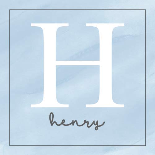 Henry: All About Baby Henry's First Year [Personalized Baby Book]