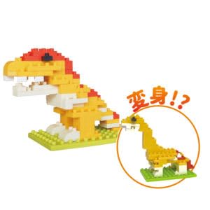 Amazon | イワコーブロックス ( ティラノサウルス ) 恐竜 消しゴム