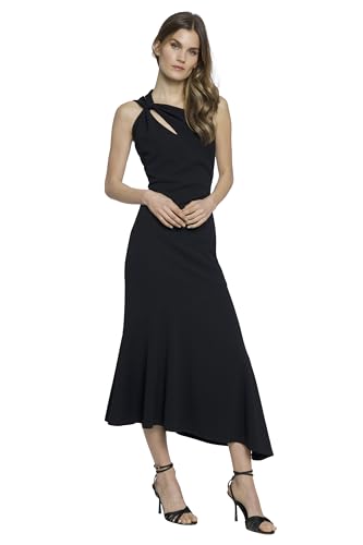 Donna Morgan Asymmetrical Midi Cocktail Sleeveless Wedding Guest Dresses for Women2