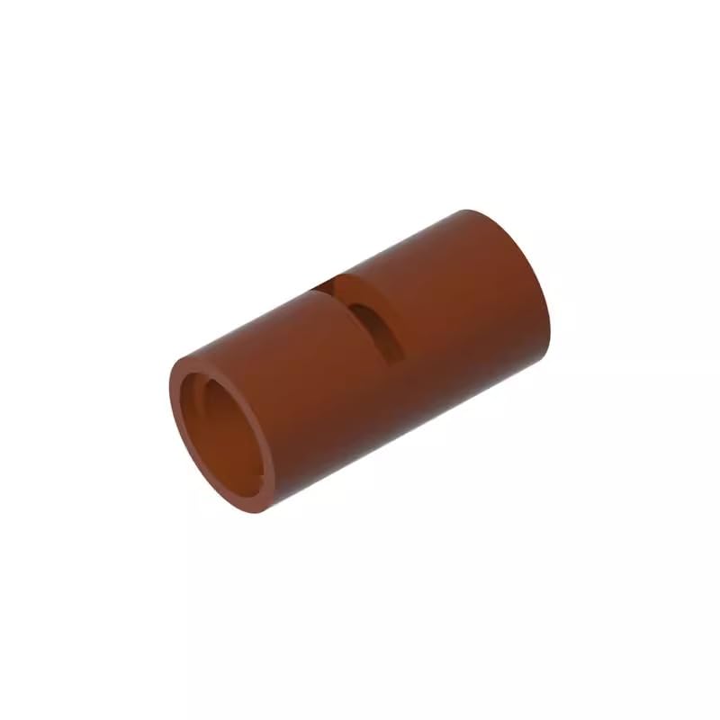 Gobricks GDS-887 Technic Pin Connector Round (Slotted) 50PCS Compatible with Lego Toy 62462 29219 DIY Parts and MOC Components for Major Brick Brands Color:Reddish Brown — image 1
