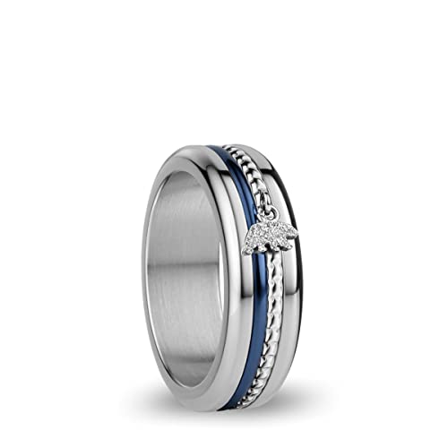 Bague BERING Arctic Symphony Seine argentée le cadeau d'anniversaire intemporel pour femme
