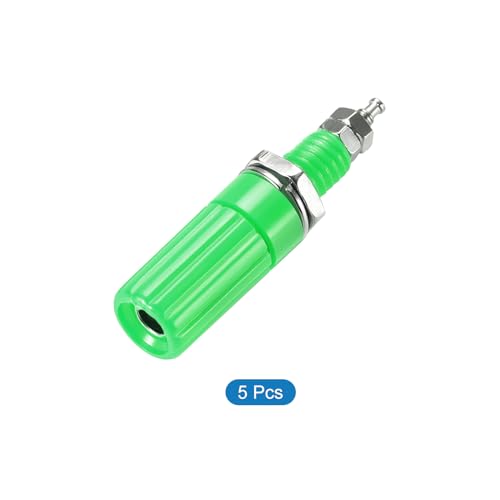 5 Piezas Terminal Binding Post Verde 3mm Banana Plug miniatura 5