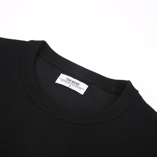 Men's Cashmere Feel Slim Fit Crew Neck Sweater4