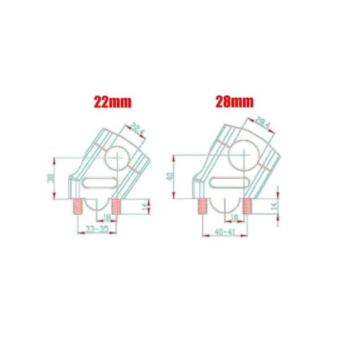 Riser manillar GSX S1000 GX 2024 accesorios de abrazadera de aluminio 3