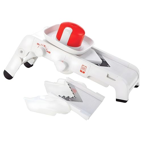 TUPPERWARE Chef Mando-Chef weiß-rot D202 Multihobel Reibe Mandolino Küchenstar