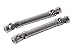 RZXYL Universal DriveShaft Upgrades Aluminium Accessories for 1/10 RC Car Truck Rock Crawler 100-150 mm(2PC)