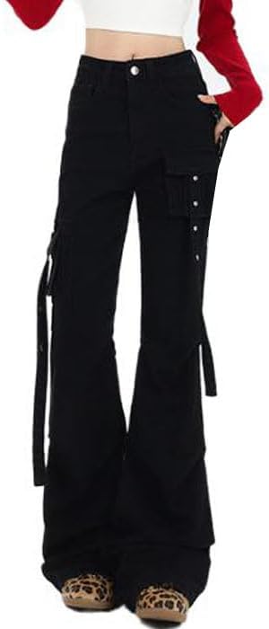 Autumn and Spring Work Pants for Women,Long Jeans