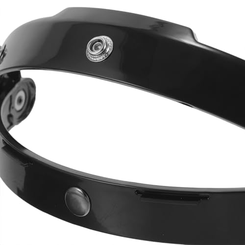 Soporte de visera de motocicleta en PC negro de excelente durabilidad 4