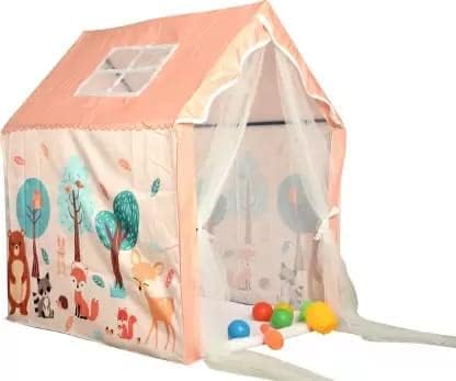 Sanzzy Jumbo Size Light Weight Kids Play Tent House for Girls and Boys (Orange) (B0CHS95ZMH) Amazon Price History, Amazon Price Tracker