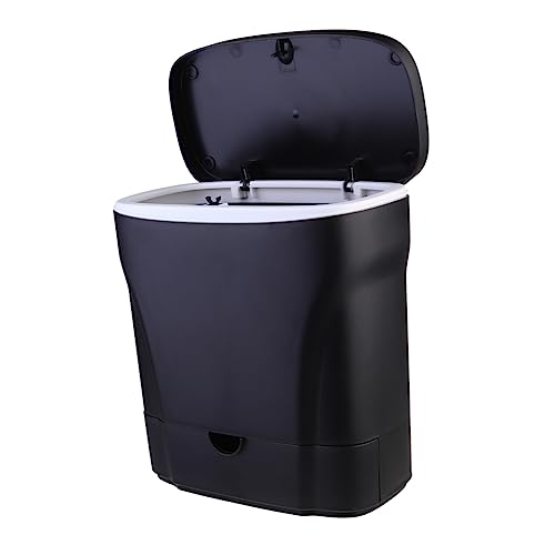 Poubelle de voiture Gatuida noire et compacte pour déchets nomades et rangement