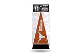 Rico Industries NCAA Texas Longhorns 8-Piece 4-Inch by 9-Inch Classic Mini Pennant Décor Set