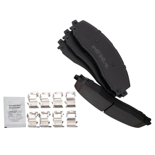 Image of TRQ Rear Brake Pad & Rotor Kit, with Chemical Kit Ceramic Compatible with 2013-2019 Ford F-250 Super Duty F-350 Super Duty