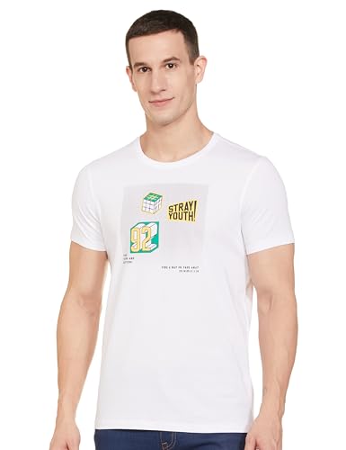 Image of Spykar Men's Solid Slim Fit T-Shirt