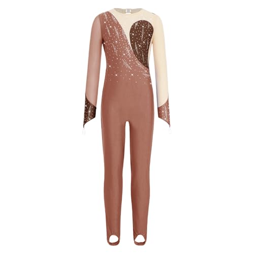 Justaucorps ballet avec bas pied pour filles FEESHOW - 3