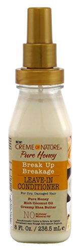 Creme Of Nature Pure Honey Leave-In Conditioner 8 Ounce Pump (236ml) (2 Pack)
