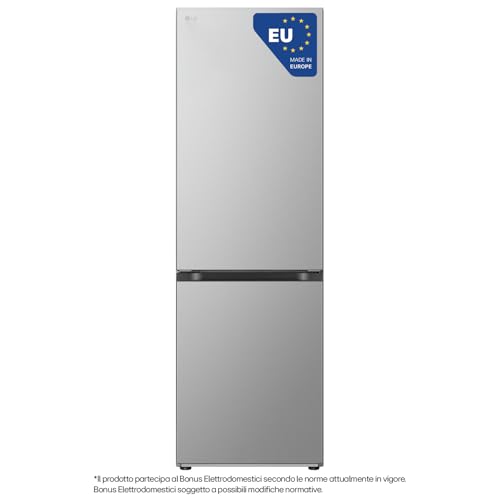 LG GBV7280AMB Frigorifero Combinato Total No Frost, 387L, Classe A, Porte Piatte, Door e Linear Cooling, Fresh Balancer e Converter, Metal Fresh, Compressore Smart Inverter, Metal Sorbet